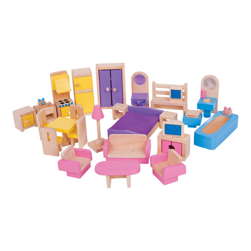 Bigjigs Dolls House Furniture Set