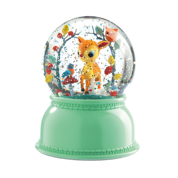 Fawn Night Light Snow Globe – Djeco