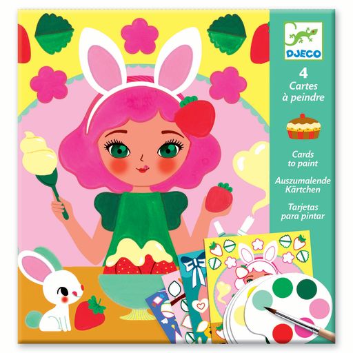Djeco Cards to Paint – Snack Time
