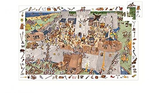Djeco Fortified Castle Observation Puzzle 100 Pieces