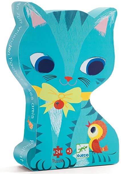 Djeco Silhouette Cat Jigsaw Puzzle – Pachat And His Friends