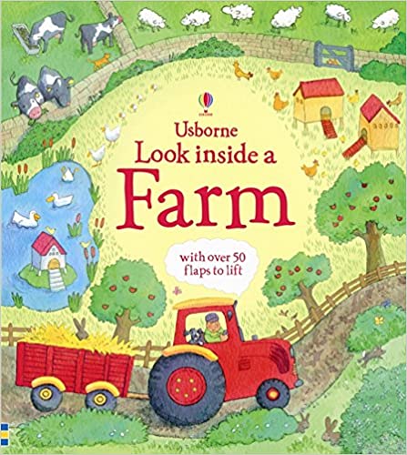 Look inside a Farm (hardback flap book)