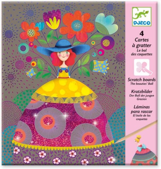 Djeco Scratch Cards – The Beauties Ball