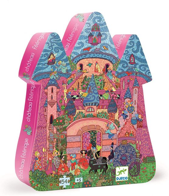 Djeco Fairy Castle Silhouette Puzzle 54 piece