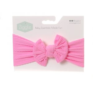 Bright Pink Top Bow Headband