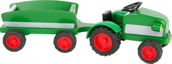 Wooden tractor with trailer Wood friends