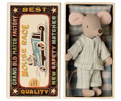 Maileg Big Brother Mouse in a Matchbox