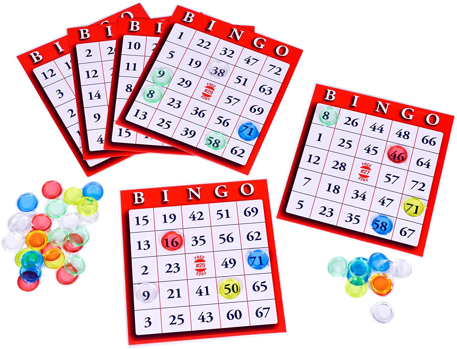 Deluxe Bingo Game - Complete with Bingo Balls, Dispenser, Bingo Cards ...