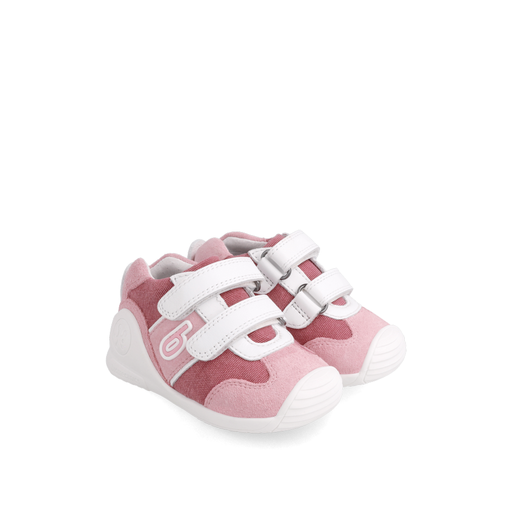 Biomecanics Pink & White Shoe 222157-B Sizes 20-24