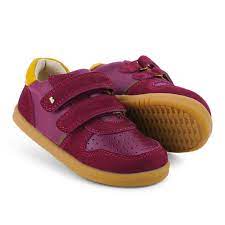 Bobux Riley Boysenberry & Chartreuse Shoe Sizes 22-30