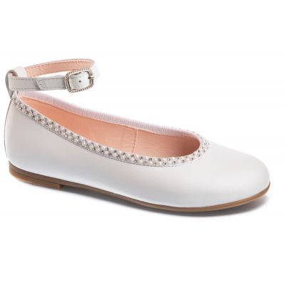 Pablosky Paola 863608 White Occasion Shoe, Sizes 31-35, €59