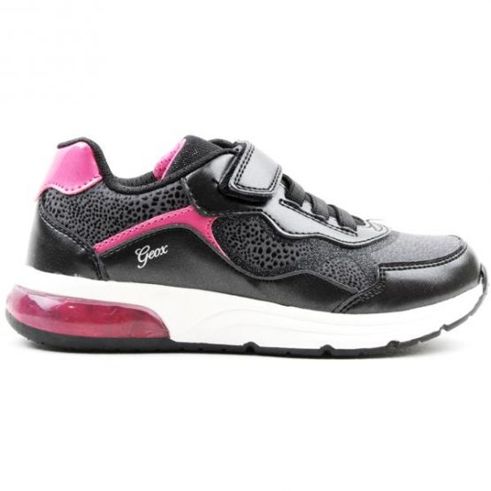 Geox Spaceclub Black & Fuchsia Light up, Sizes 27-35, Was €60 now €30