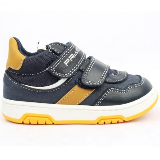 Primigi Leather & Synthetic Navy Shoe 4902822, €55, Sizes 21-27