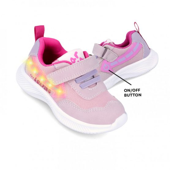 Garvalin Light Up Pink Trainer 242812-B Sizes 22-30 €37