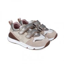 biomecanics girls supportive shoes gold beige brown white
