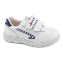 white trainer runner kids sneaker pablosky 297002