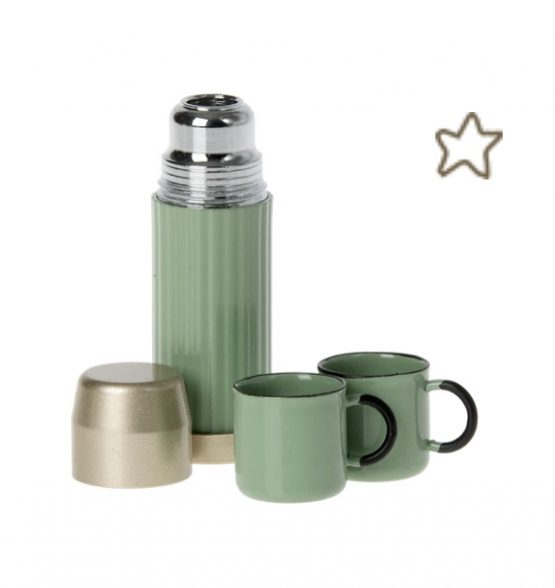 Maileg Thermos & Cups – Mint