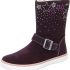 burgundy boot girls waterproof suede lurchi