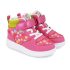 Agatha Ruiz Fuchsia boots velcro polka dot girls