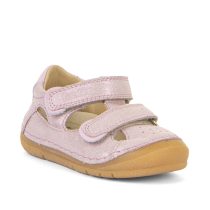 leather sandal froddo pink shine girls paix up G2150198-10