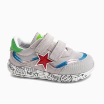 barefoot wide fit leather grey pablosky trainer sneaker runner