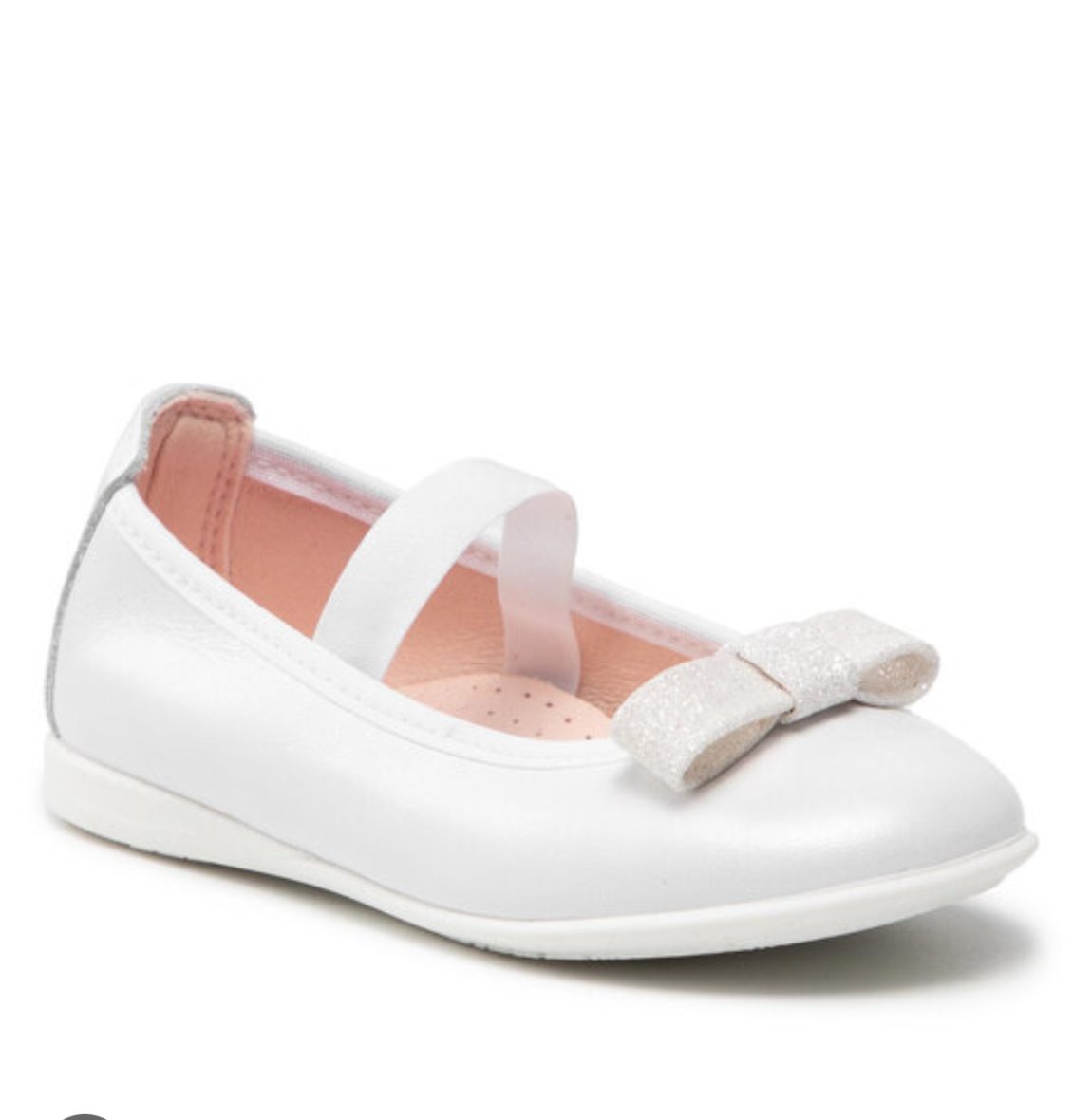 Pablosky White Ballerina Shoe 347308