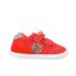 red canvas wide fit barefoot shoe trainer biomecanics 252196