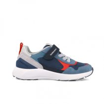 biomecanics trainer sneaker runner boys kids support lightweight navy blue red