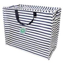 Storage bag navy stripe