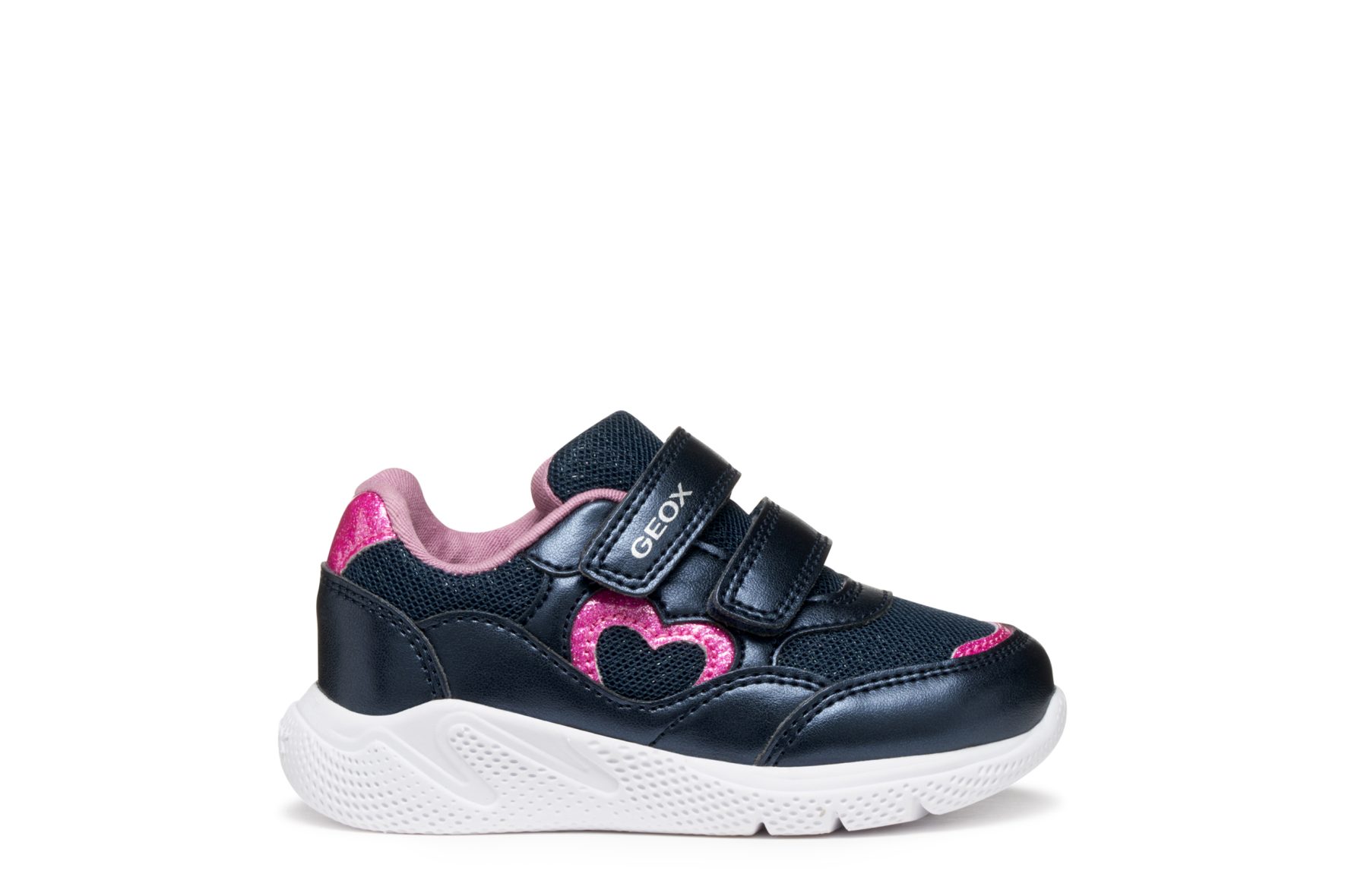 Geox Sprintye Infant Navy & Pink Trainer