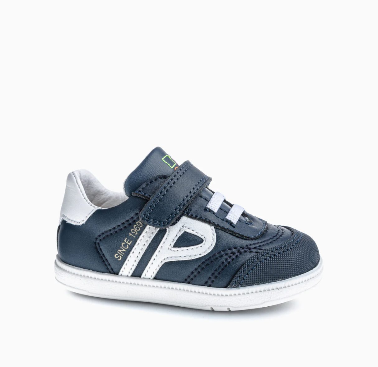 Pablosky Navy & White Barefoot Shoe 062320