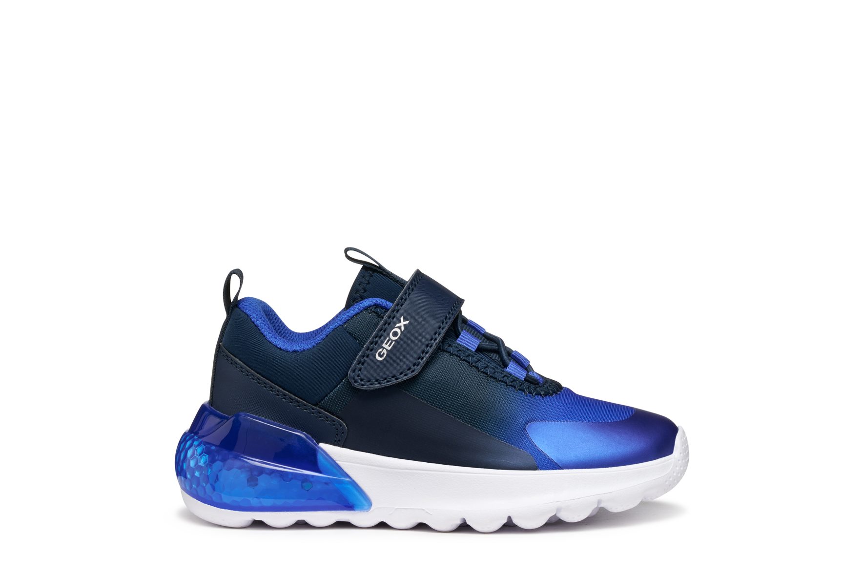 Geox Activart Illuminus Blue Trainer