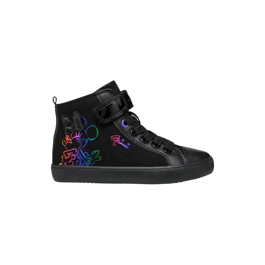Geox Gisli Minnie Mouse Boot- Black / Violet