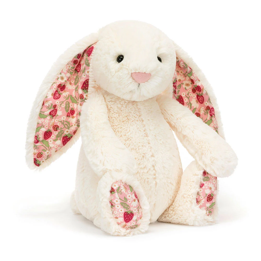 Jellycat Blossom Cream “Berry” Bunny